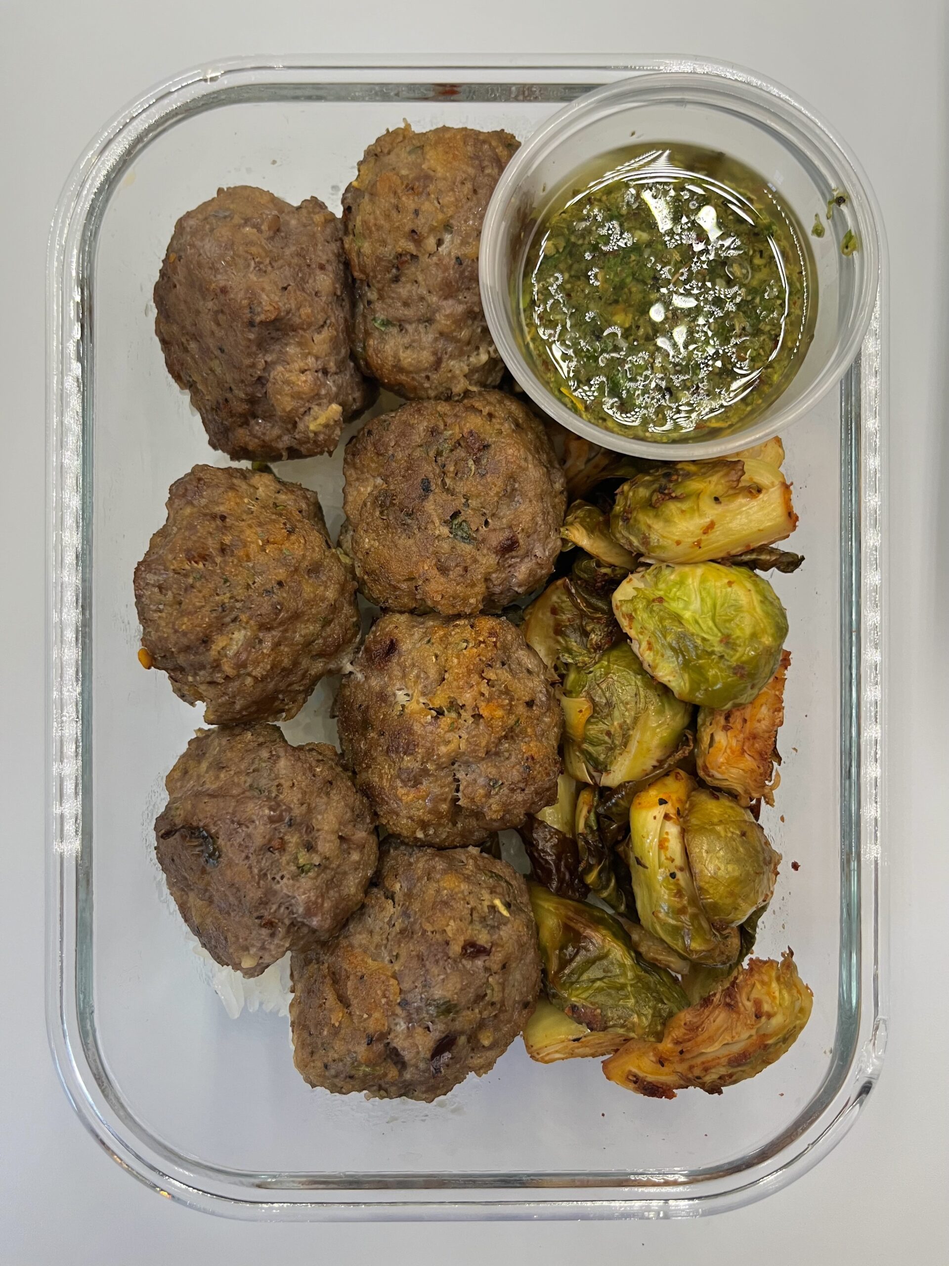 Chimichurri Pesto Meatballs
