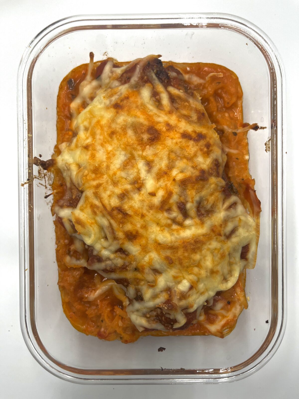 Spaghetti Squash Chicken Parm